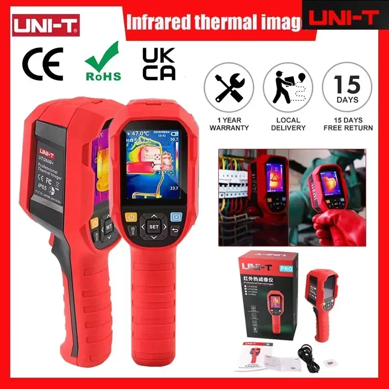 Nf 521 Thermal Imaging Camera - Cámara termográfica portátil UNI-T UTI260B+ UTI165B+