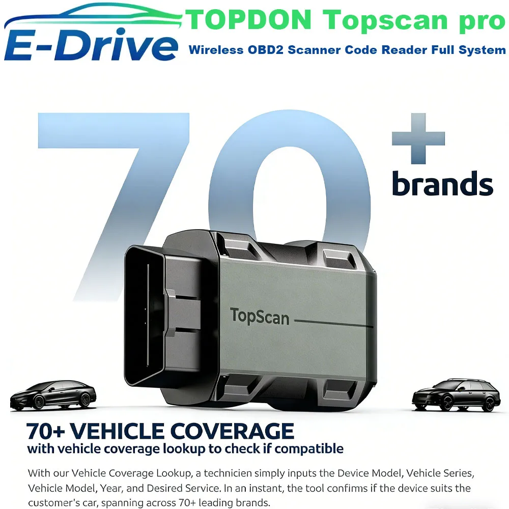 Topdon Tc001 Thermal Camera - Escáner OBD2 Inalámbrico TOPDON Topscan Pro,