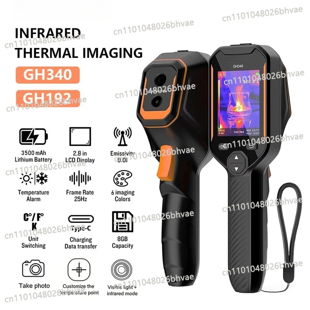 Thermal Imaging Camera 256X192 - Cámara Térmica 256x192 con Cámara Visual