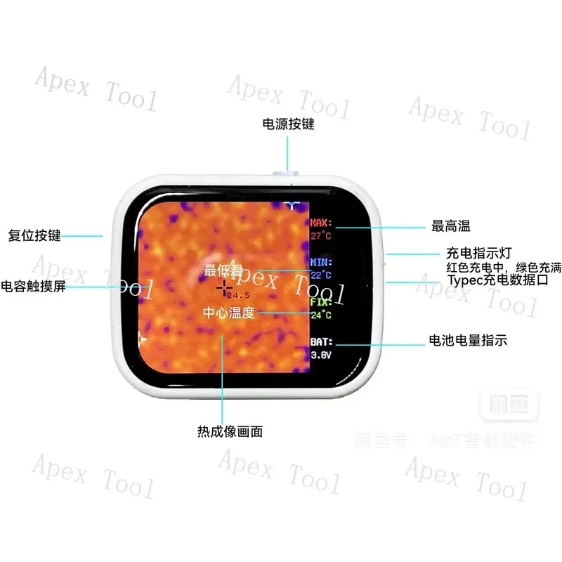 Dispositivo de visión nocturna - Underfloor Heating Thermal Detector reseña y precio