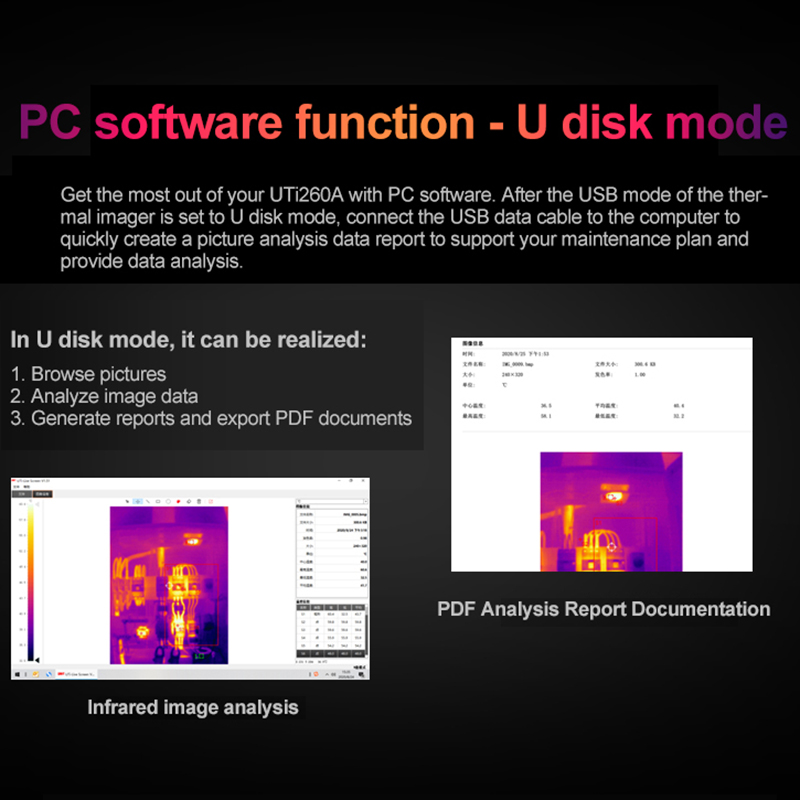 Cámara de imagen térmica UNI-T - Nf 521 Thermal Imaging Camera reseña y precio