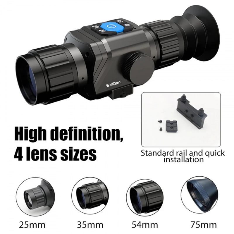 Monocular Térmico de Caza de 1 - Thermal Scope Night Vision Monocular reseña y precio