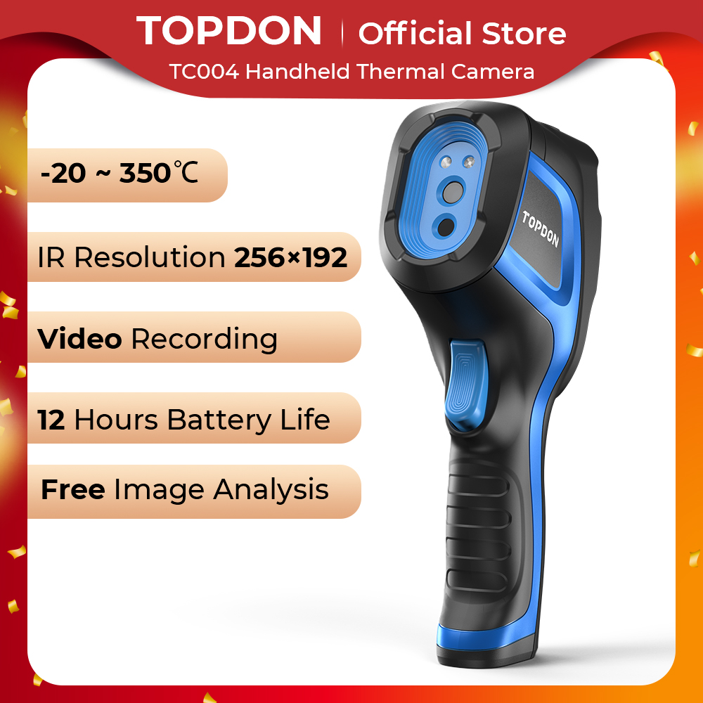 TOPDON TC004 Precisión de alta - Topdon Tc001 Thermal Camera reseña y precio