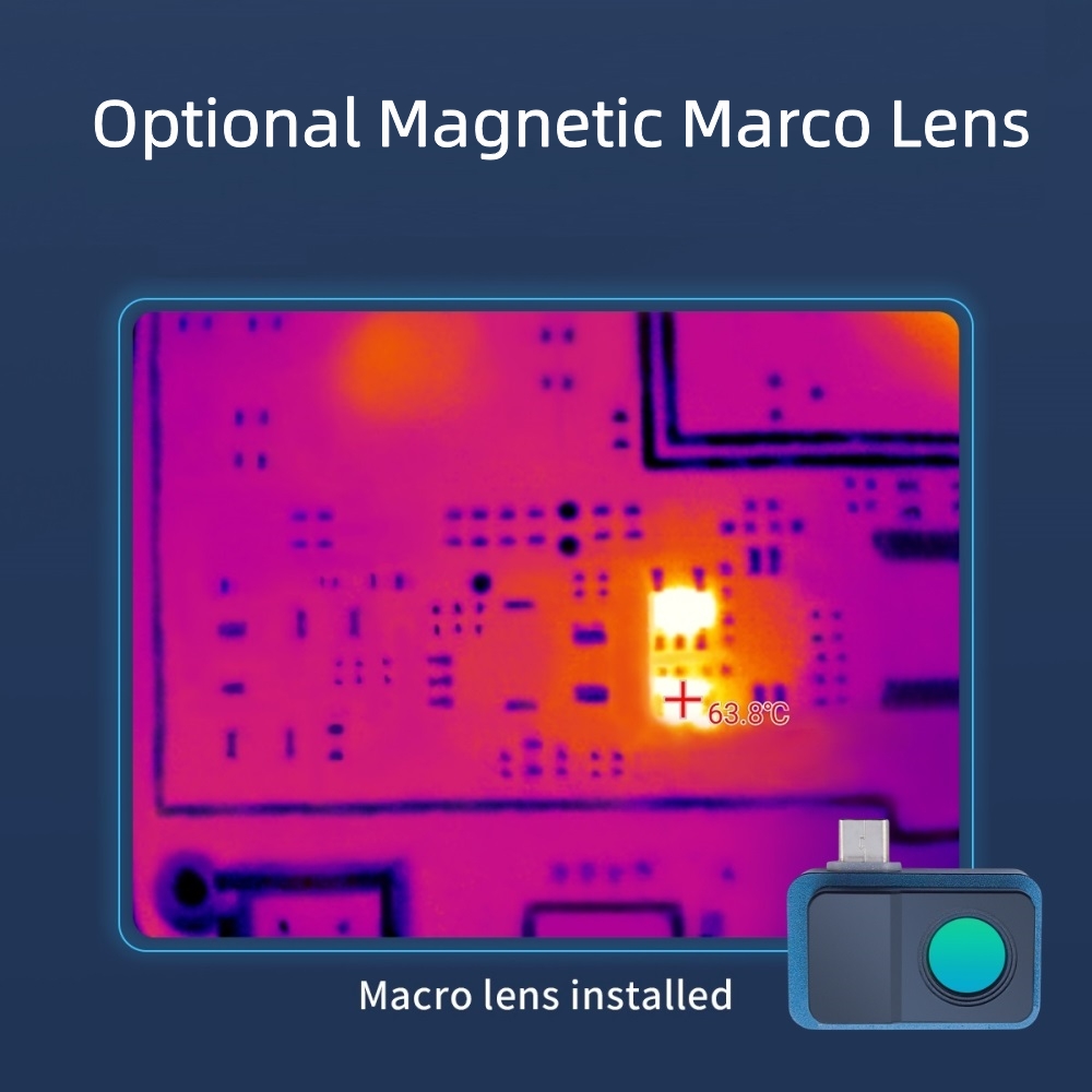 TOOLTOP T7 256*192 Android tip - Infiray P2 Pro Macro Lens reseña y precio