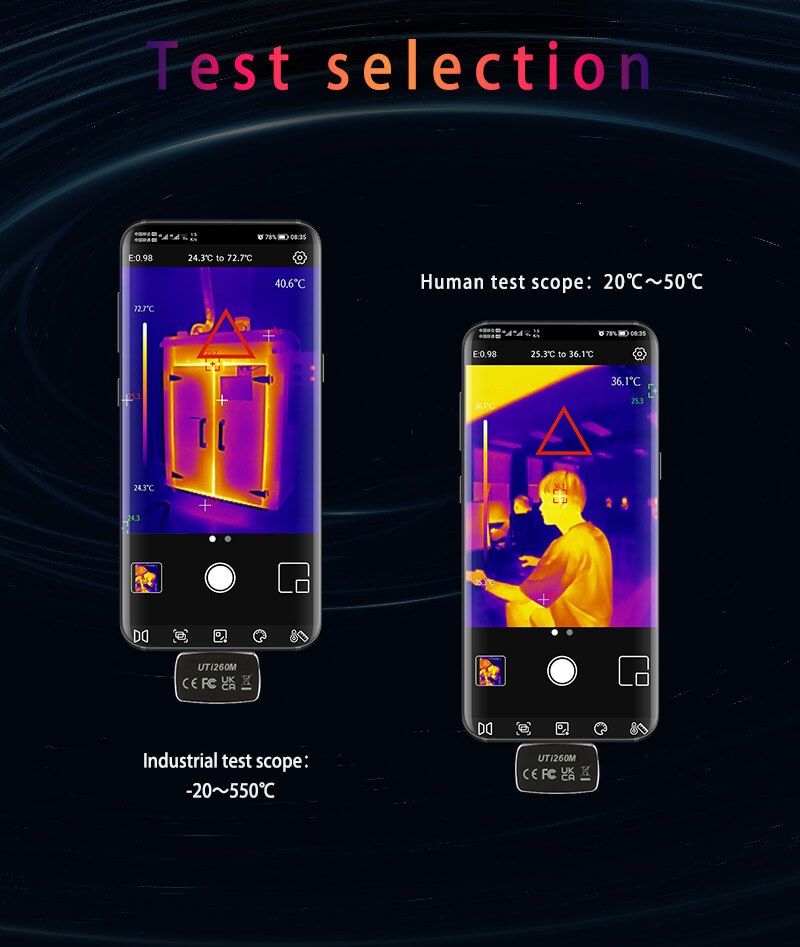 Cámara Termográfica Móvil UNI- - Thermal Imaging Camera 256X192 reseña y precio