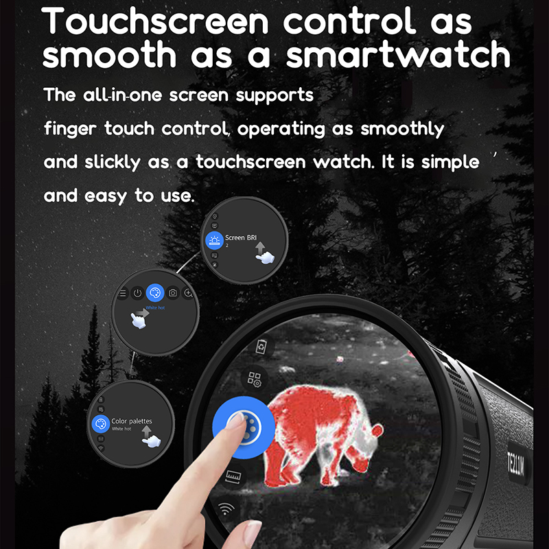 Mira de imagen térmica para ri - Hunting Thermal Imaging Scope reseña y precio