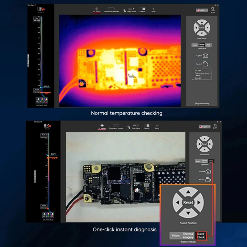 Cámara Termográfica Infrarroja - Shortcam Thermal Imaging Pcb reseña y precio