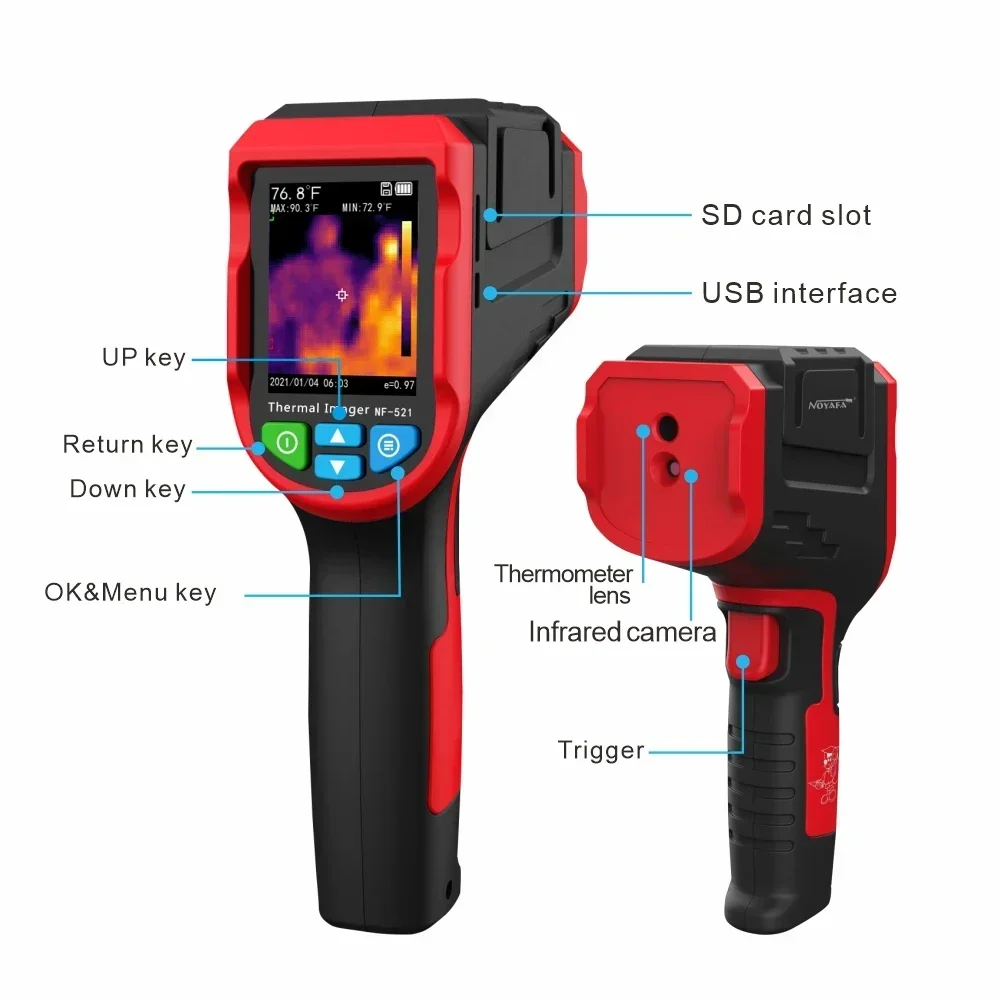 Cámara térmica de infrarrojos  - Nf 521 Thermal Imaging Camera reseña y precio