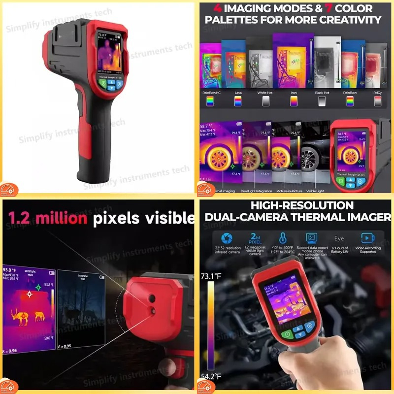 Cámara Termográfica Industrial - Nf 521 Thermal Imaging Camera reseña y precio