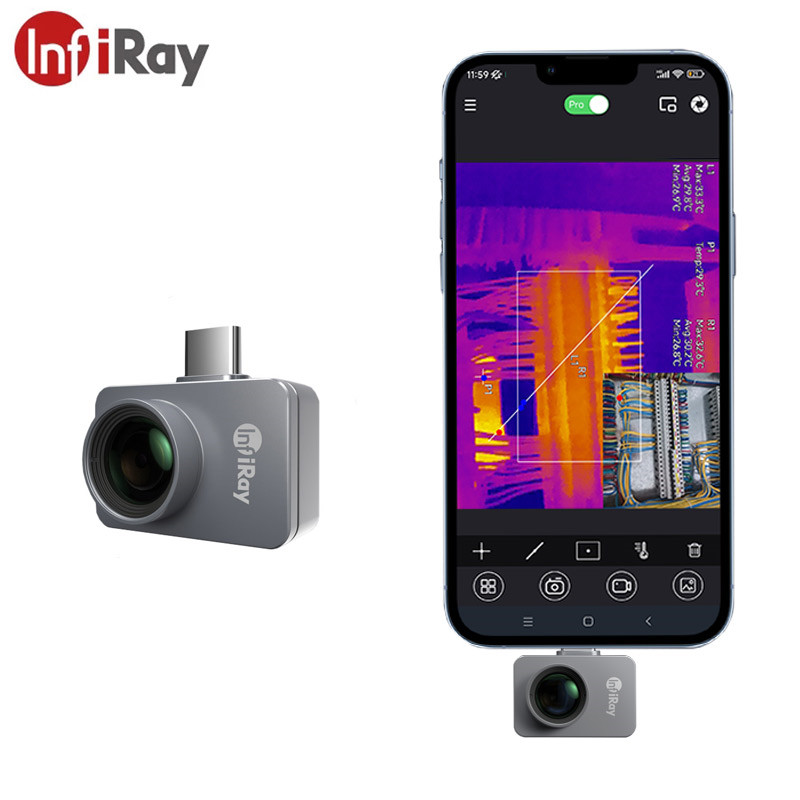Cámara de Imagen Térmica Infir - Infiray P2 Pro Macro Lens reseña y precio